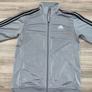 Men’s Gray Adidas sports zip up jacket
